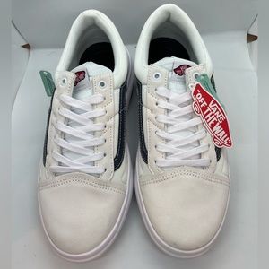 NEW VANS Comfy Cush Old Skool Over White Men’s Shoes Sz: 11.5